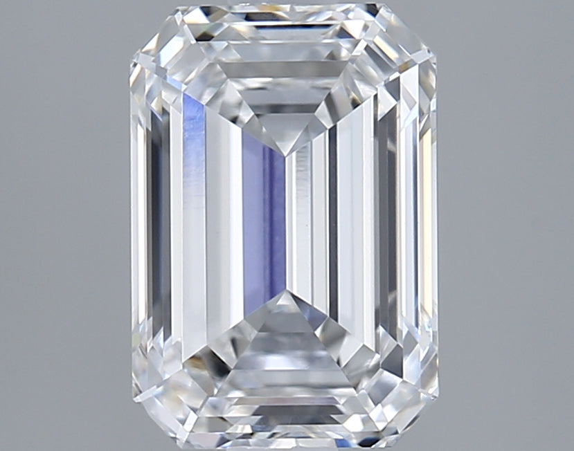 1.94 Carat Emerald Shaped, Ideal Cut, E Color, VVS1 Clarity, IGI Certified Lab Grown Diamond