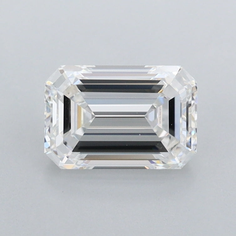 1.02 Carat Emerald Shaped, Ideal Cut, E Color, IF Clarity, IGI Certified Lab Grown Diamond
