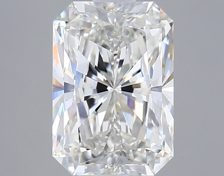 2.02 Carat Radiant Shaped, Excellent Cut, F Color, VVS1 Clarity, IGI Certified Lab Grown Diamond
