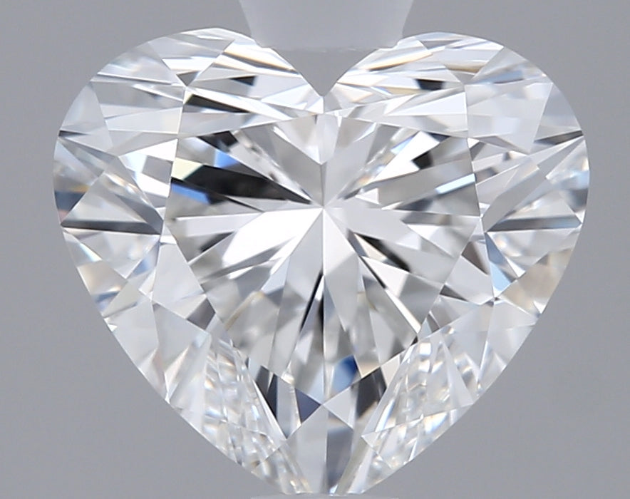 1.37 Carat Heart Shaped, Ideal Cut, E Color, VVS1 Clarity, IGI Certified Lab Grown Diamond