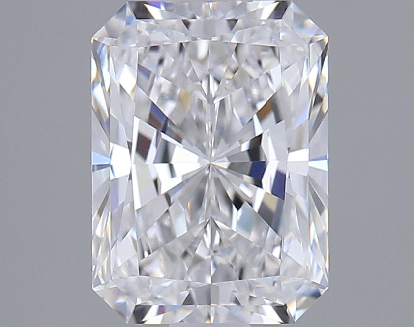 1.50 Carat Radiant Shaped, Ideal Cut, D Color, VVS1 Clarity, IGI Certified Lab Grown Diamond