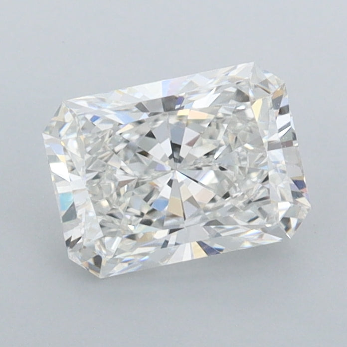1.07 Carat Radiant Shaped, Ideal Cut, E Color, FL Clarity, IGI Certified Lab Grown Diamond