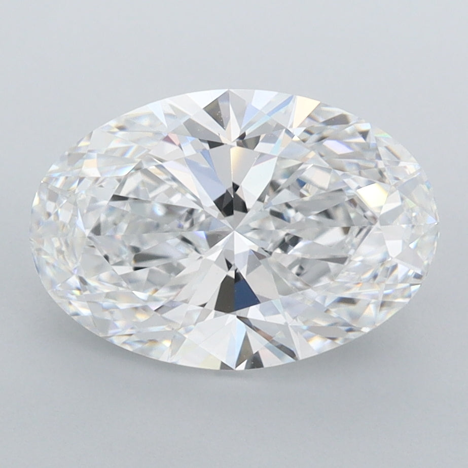 2.69 Carat Oval Shaped, Ideal Cut, D Color, FL Clarity, IGI Certified Lab Grown Diamond