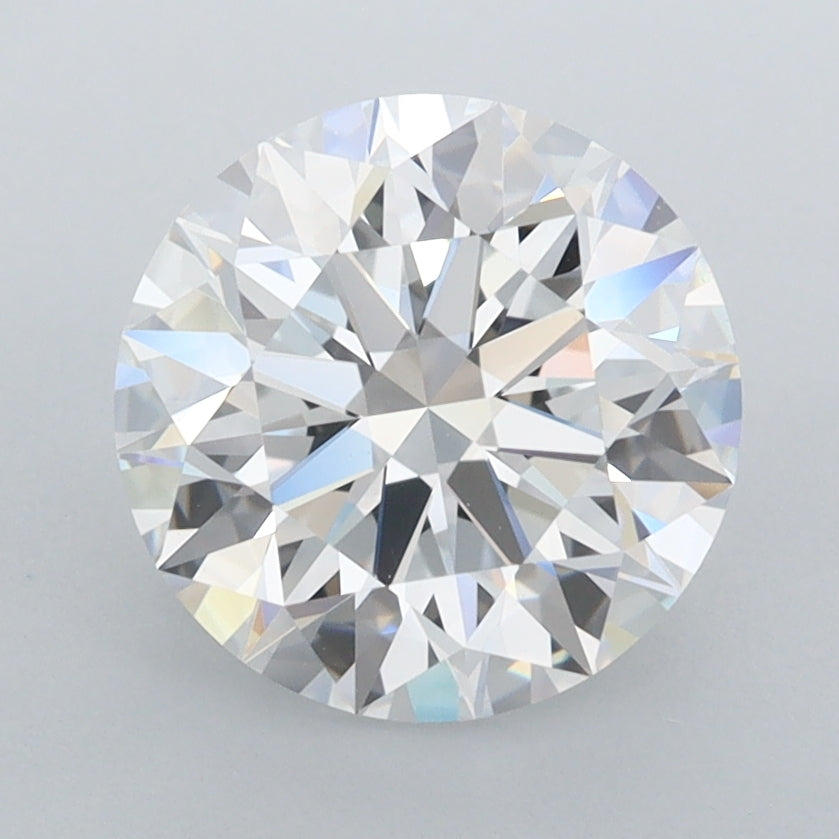 2.66 Carat Round Shaped, Excellent Cut, D Color, FL Clarity, IGI Certified Lab Grown Diamond