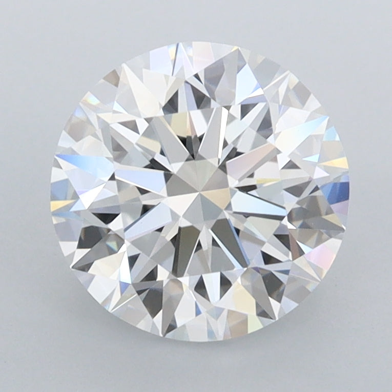 2.11 Carat Round Shaped, Ideal Cut, D Color, FL Clarity, IGI Certified Lab Grown Diamond