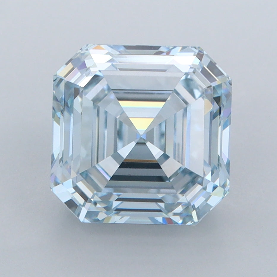 3.50 Carat Asscher Shaped, Excellent Cut, VVS2 Clarity, IGI Certified Lab Grown Diamond