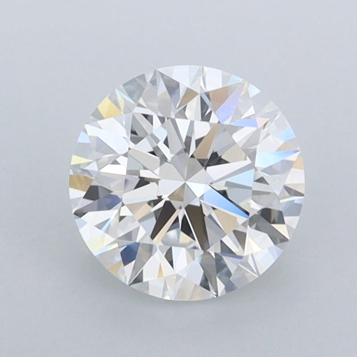 1.12 Carat Round Shaped, Ideal Cut, D Color, FL Clarity, IGI Certified Lab Grown Diamond