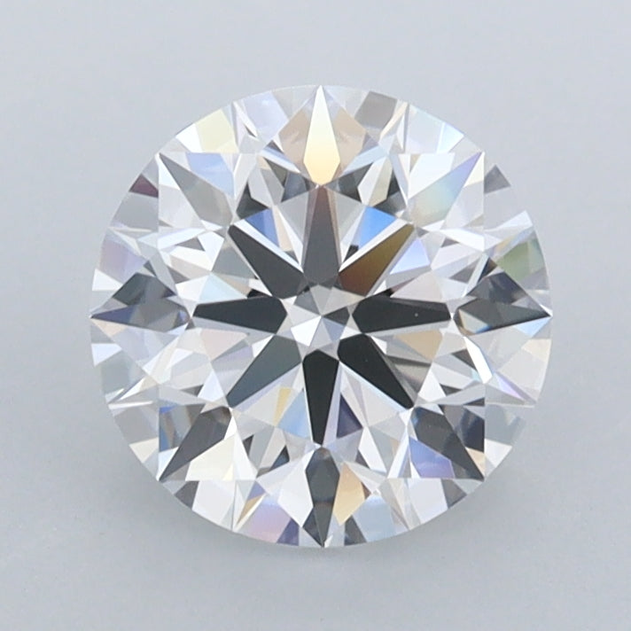 1.51 Carat Round Shaped, Ideal Cut, D Color, FL Clarity, IGI Certified Lab Grown Diamond