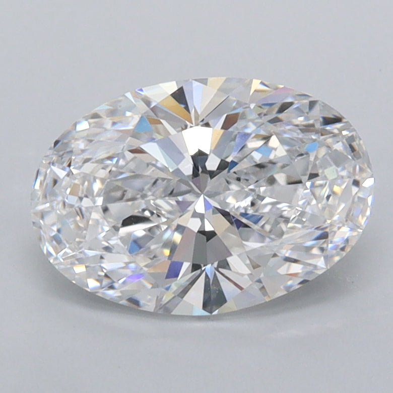 1.52 Carat Oval Shaped, Ideal Cut, D Color, VVS1 Clarity, IGI Certified Lab Grown Diamond