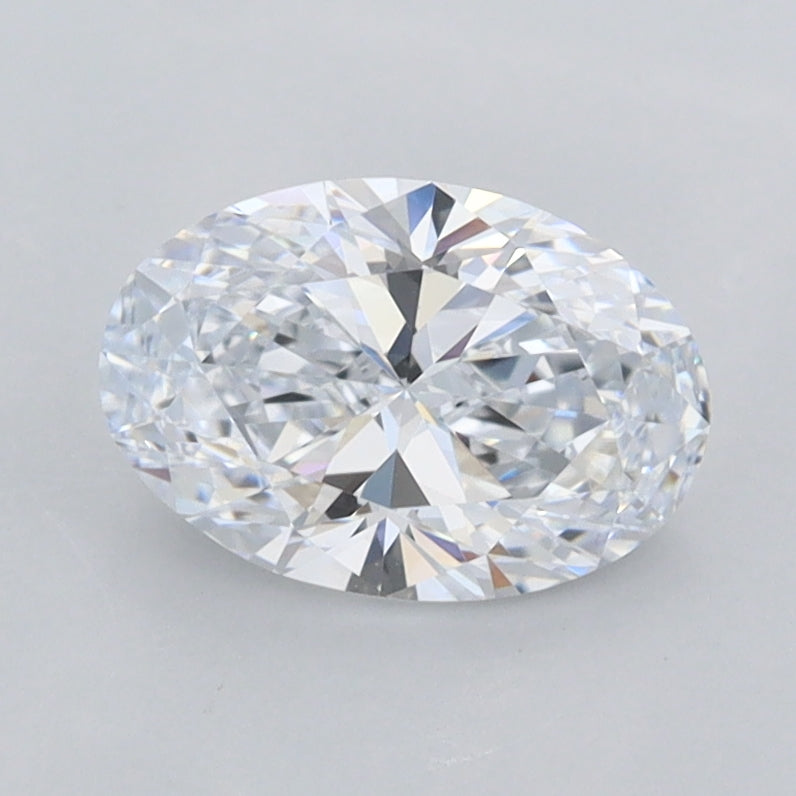 1.01 Carat Oval Shaped, Ideal Cut, D Color, FL Clarity, IGI Certified Lab Grown Diamond