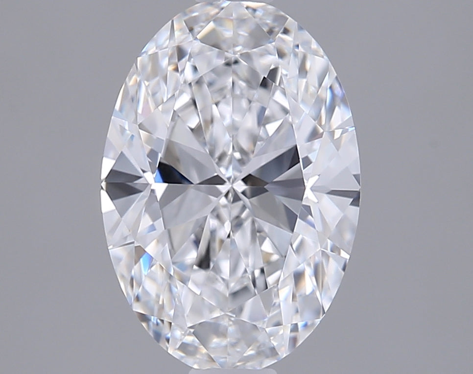 1.51 Carat Oval Shaped, Ideal Cut, D Color, VVS1 Clarity, IGI Certified Lab Grown Diamond