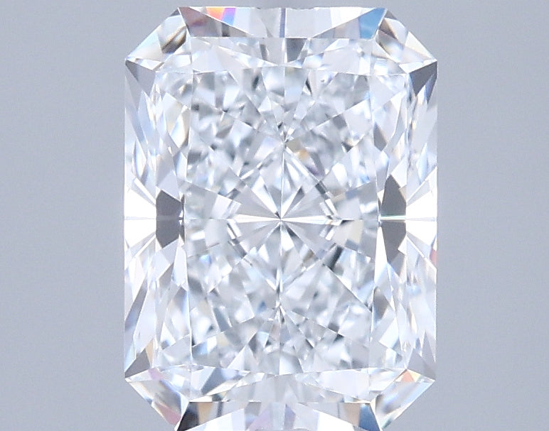 1.90 Carat Radiant Shaped, Ideal Cut, E Color, VVS1 Clarity, IGI Certified Lab Grown Diamond