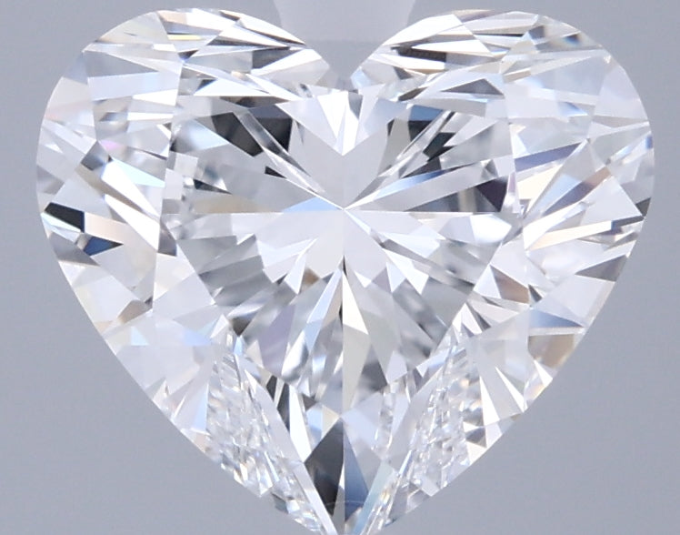 2.55 Carat Heart Shaped, Ideal Cut, D Color, VVS1 Clarity, IGI Certified Lab Grown Diamond