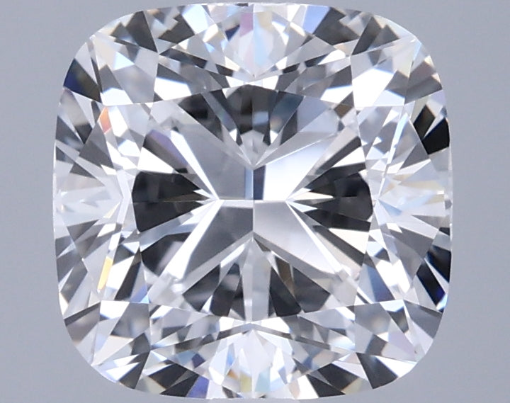 2.42 Carat Cushion Shaped, Ideal Cut, D Color, VVS1 Clarity, IGI Certified Lab Grown Diamond