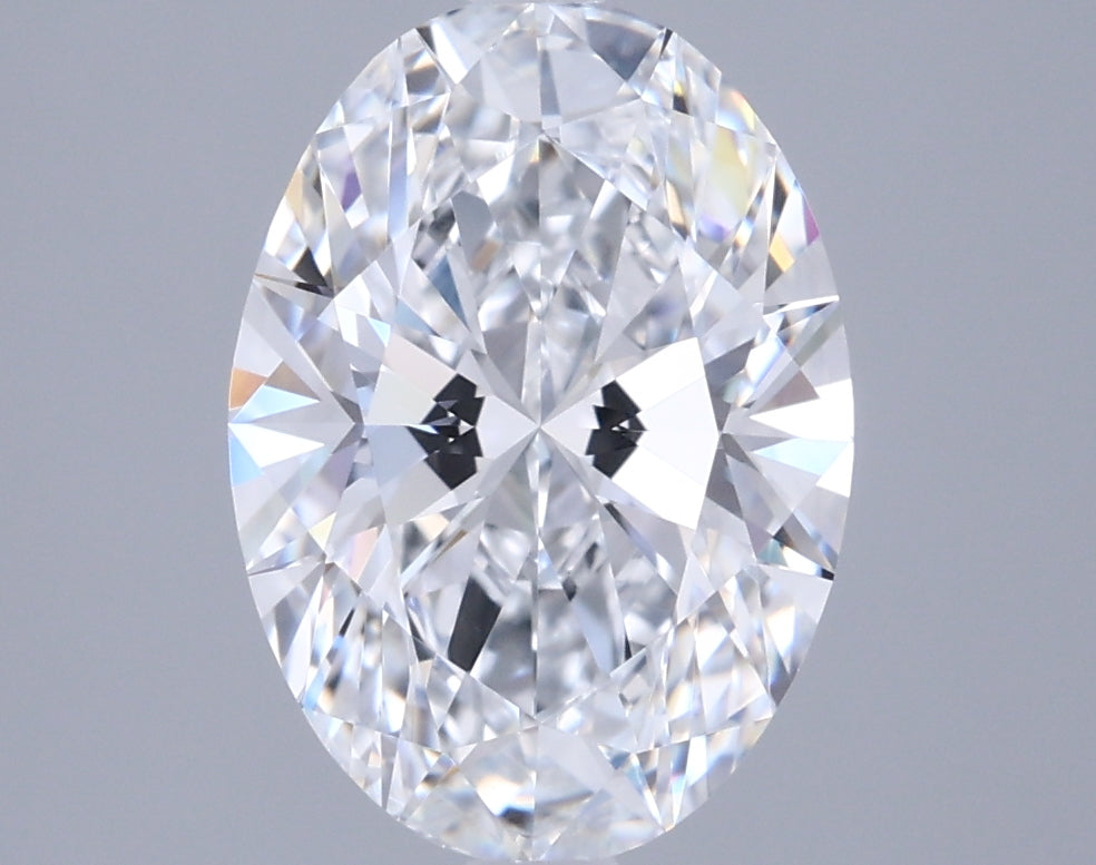 2.48 Carat Oval Shaped, Ideal Cut, D Color, VVS1 Clarity, IGI Certified Lab Grown Diamond