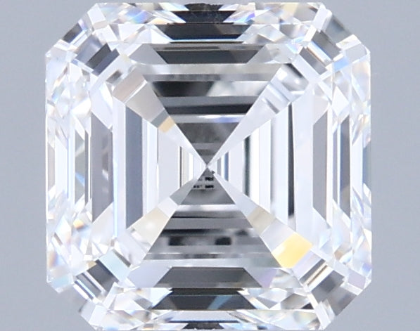 1.74 Carat Asscher Shaped, Ideal Cut, D Color, VVS1 Clarity, IGI Certified Lab Grown Diamond