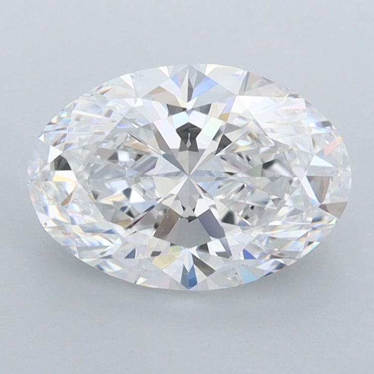 1.52 Carat Oval Shaped, Ideal Cut, D Color, VVS1 Clarity, IGI Certified Lab Grown Diamond
