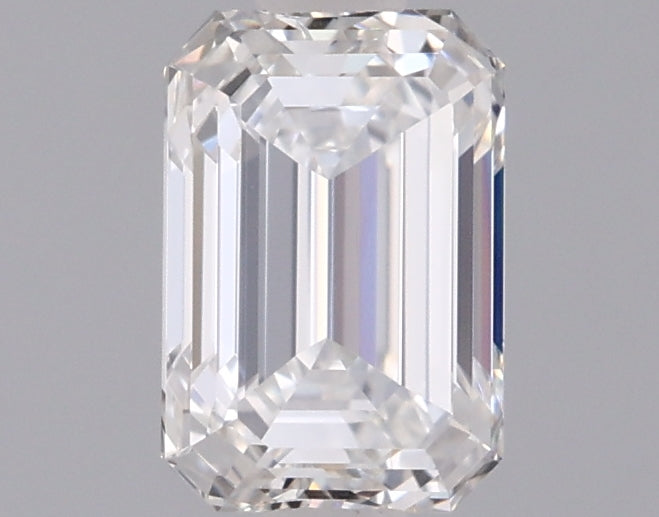 1.05 Carat Emerald Shaped, Ideal Cut, F Color, VVS1 Clarity, IGI Certified Lab Grown Diamond