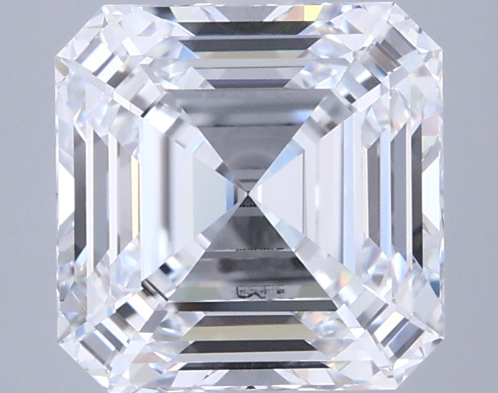 3.24 Carat Asscher Shaped, Excellent Cut, D Color, VVS1 Clarity, IGI Certified Lab Grown Diamond