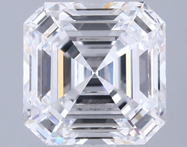 1.92 Carat Asscher Shaped, Ideal Cut, D Color, VVS1 Clarity, IGI Certified Lab Grown Diamond