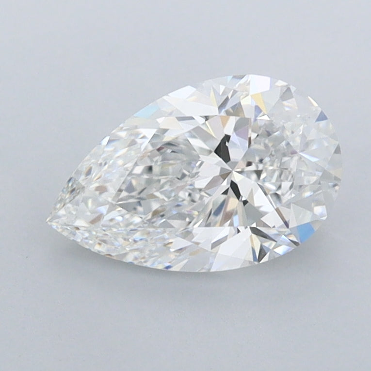 1.04 Carat Pear Shaped, Ideal Cut, E Color, IF Clarity, IGI Certified Lab Grown Diamond
