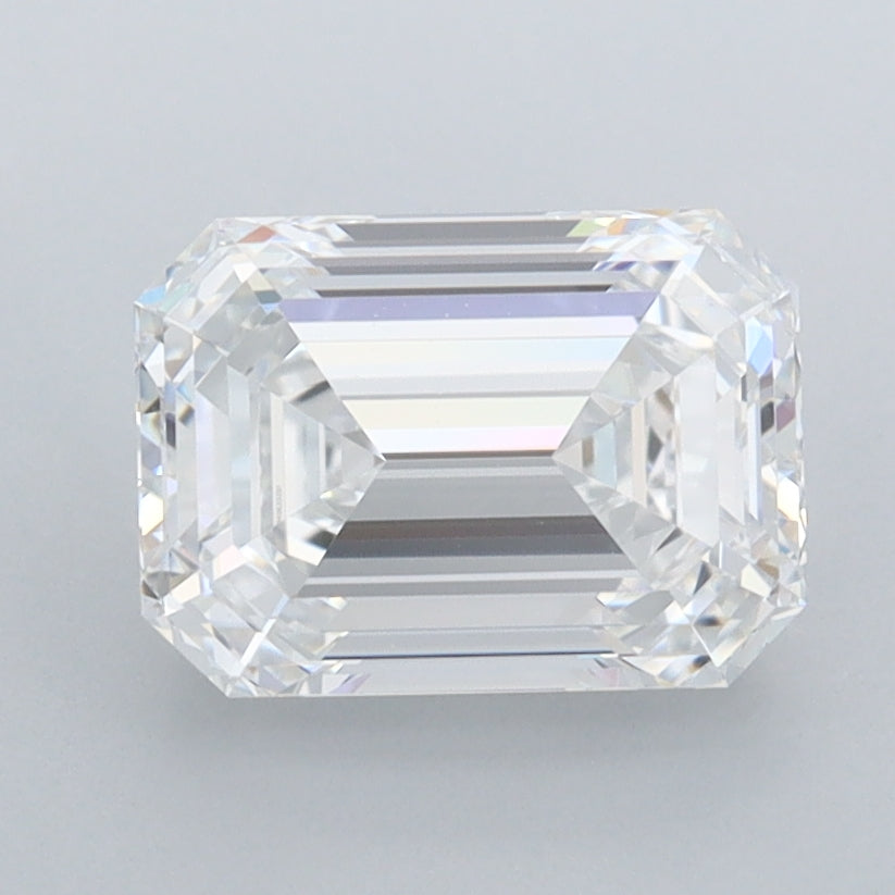 2.09 Carat Emerald Shaped, Ideal Cut, D Color, FL Clarity, IGI Certified Lab Grown Diamond