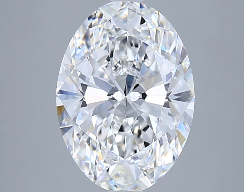 3.09 Carat Oval Shaped, Ideal Cut, E Color, VVS1 Clarity, IGI Certified Lab Grown Diamond