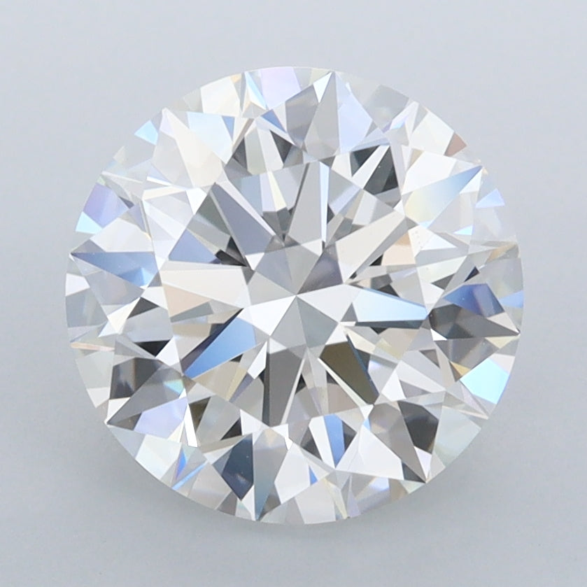 2.90 Carat Round Shaped, Ideal Cut, D Color, FL Clarity, IGI Certified Lab Grown Diamond