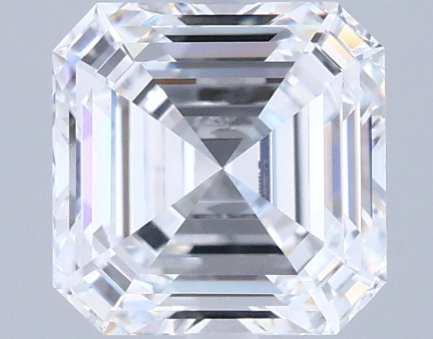 1.83 Carat Asscher Shaped, Ideal Cut, D Color, VVS1 Clarity, IGI Certified Lab Grown Diamond
