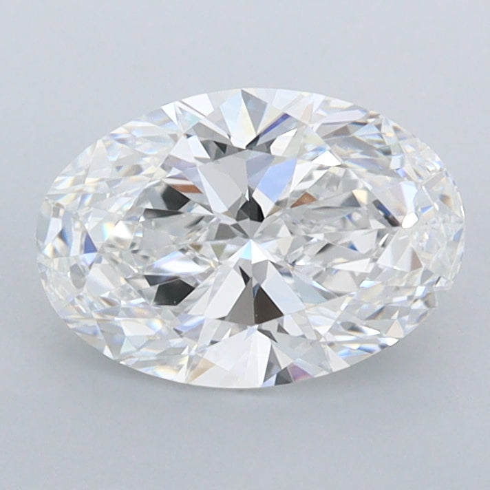 1.24 Carat Oval Shaped, Ideal Cut, D Color, IF Clarity, IGI Certified Lab Grown Diamond