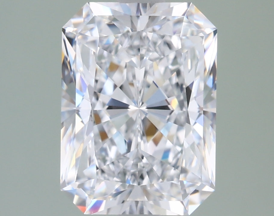 2.51 Carat Radiant Shaped, Excellent Cut, E Color, VVS1 Clarity, IGI Certified Lab Grown Diamond