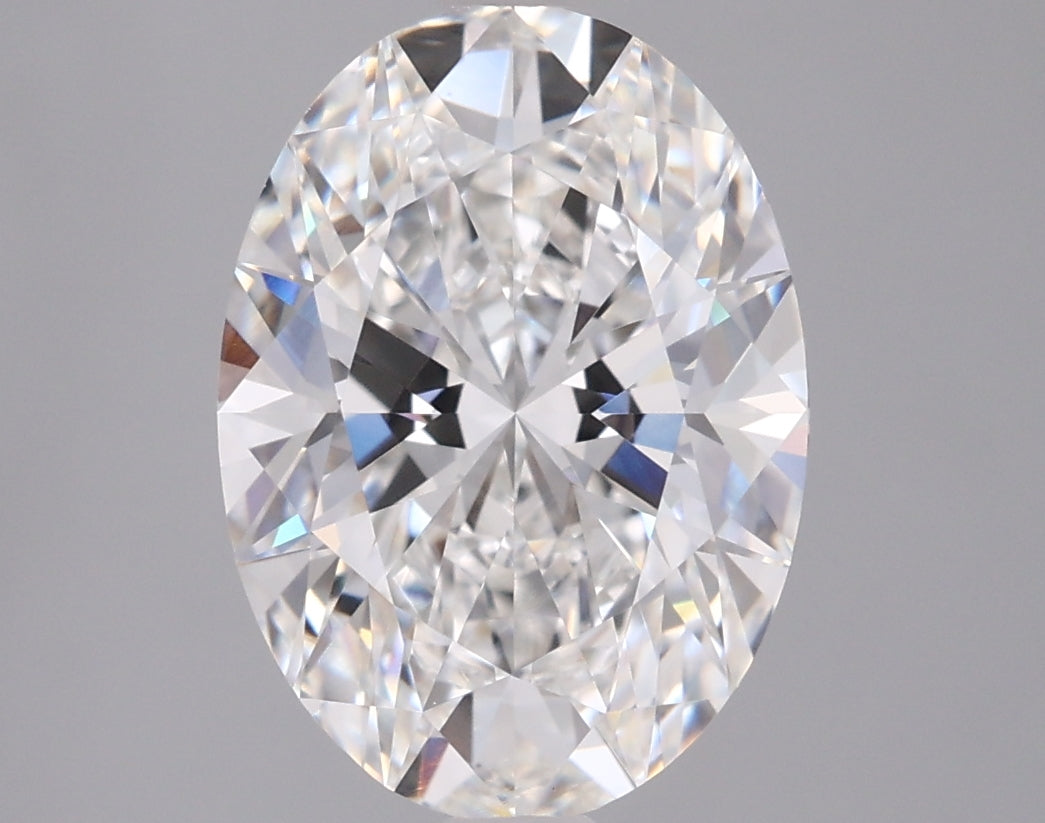 2.64 Carat Oval Shaped, Ideal Cut, F Color, VVS1 Clarity, IGI Certified Lab Grown Diamond