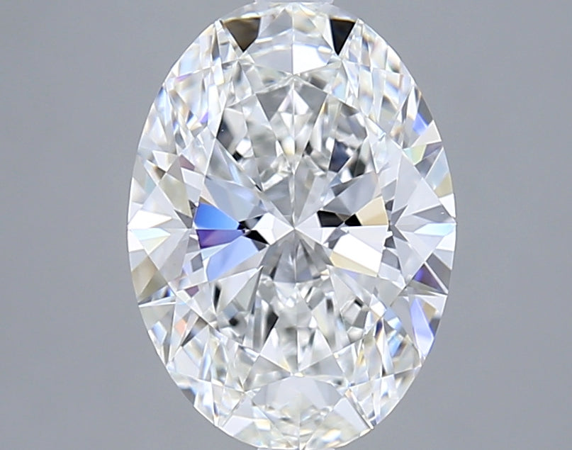 2.56 Carat Oval Shaped, Ideal Cut, E Color, VVS1 Clarity, IGI Certified Lab Grown Diamond