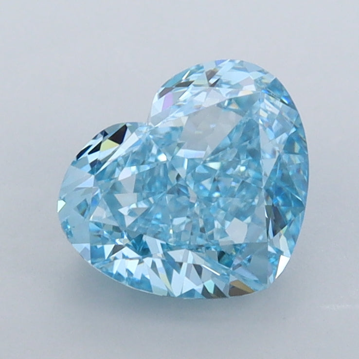 1.64 Carat Heart Shaped, Excellent Cut, VVS1 Clarity, IGI Certified Lab Grown Diamond