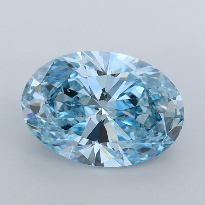 1.51 Carat Oval Shaped, Ideal Cut, VVS1 Clarity, IGI Certified Lab Grown Diamond