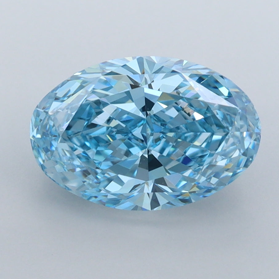 2.61 Carat Oval Shaped, Very Good Cut, VVS1 Clarity, IGI Certified Lab Grown Diamond