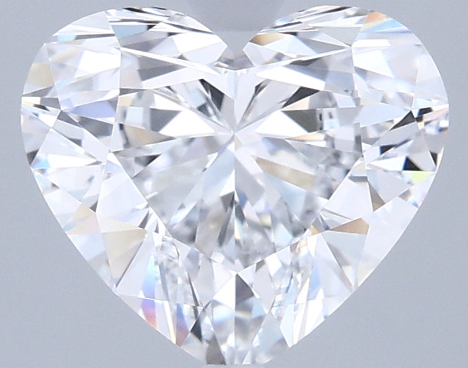 2.02 Carat Heart Shaped, Ideal Cut, D Color, FL Clarity, IGI Certified Lab Grown Diamond