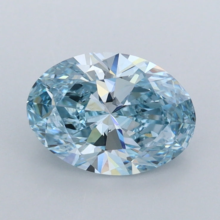 1.01 Carat Oval Shaped, Ideal Cut, VVS2 Clarity, IGI Certified Lab Grown Diamond