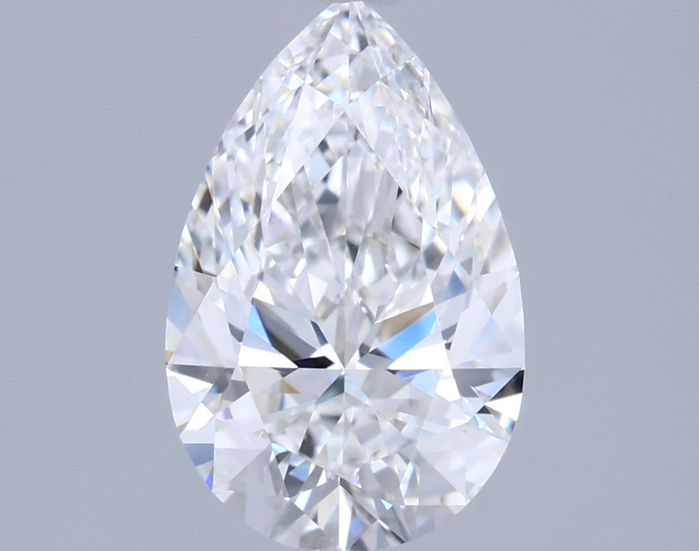 1.25 Carat Pear Shaped, Ideal Cut, E Color, VVS1 Clarity, IGI Certified Lab Grown Diamond