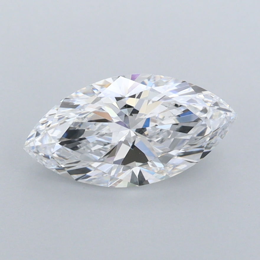 1.02 Carat Marquise Shaped, Ideal Cut, D Color, IF Clarity, IGI Certified Lab Grown Diamond