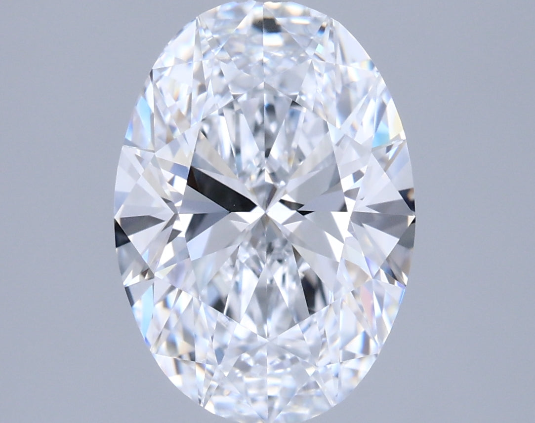 1.93 Carat Oval Shaped, Ideal Cut, D Color, VVS1 Clarity, IGI Certified Lab Grown Diamond