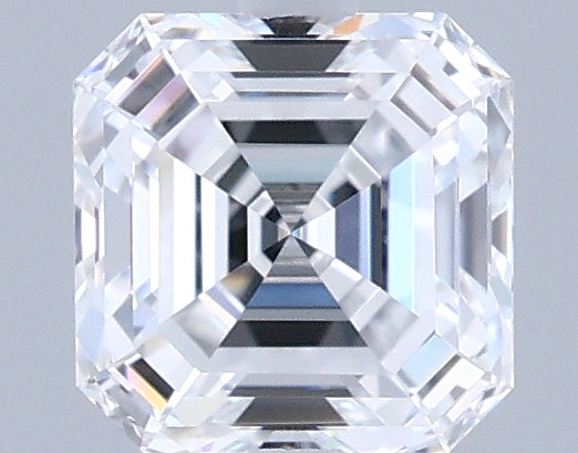 1.03 Carat Asscher Shaped, Ideal Cut, D Color, VVS1 Clarity, IGI Certified Lab Grown Diamond