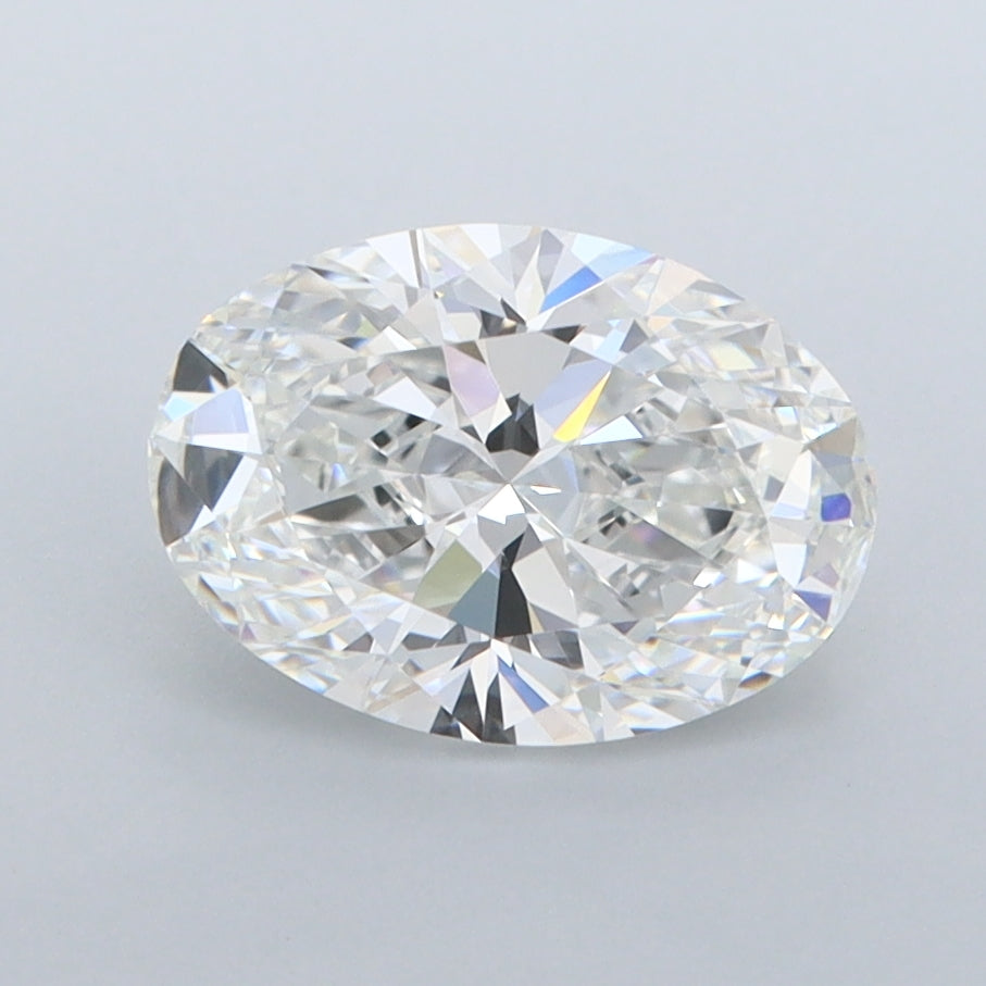 1.66 Carat Oval Shaped, Ideal Cut, D Color, FL Clarity, IGI Certified Lab Grown Diamond