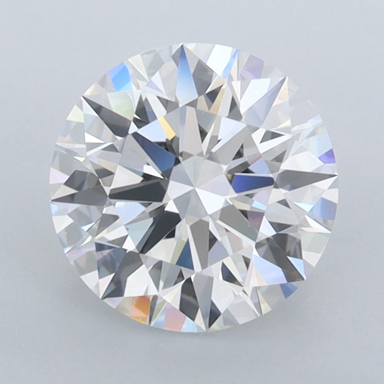 1.89 Carat Round Shaped, Ideal Cut, D Color, FL Clarity, IGI Certified Lab Grown Diamond