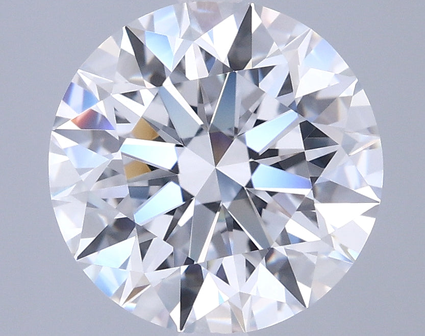 2.74 Carat Round Shaped, Ideal Cut, D Color, VVS1 Clarity, IGI Certified Lab Grown Diamond
