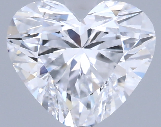 0.98 Carat Heart Shaped, Ideal Cut, D Color, VVS1 Clarity, IGI Certified Lab Grown Diamond