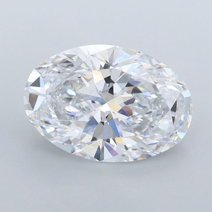 1.52 Carat Oval Shaped, Ideal Cut, D Color, FL Clarity, IGI Certified Lab Grown Diamond