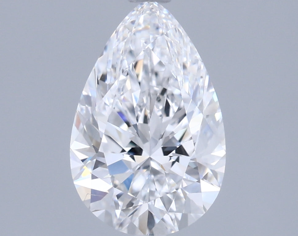 1.24 Carat Pear Shaped, Excellent Cut, D Color, VS2 Clarity, IGI Certified Lab Grown Diamond