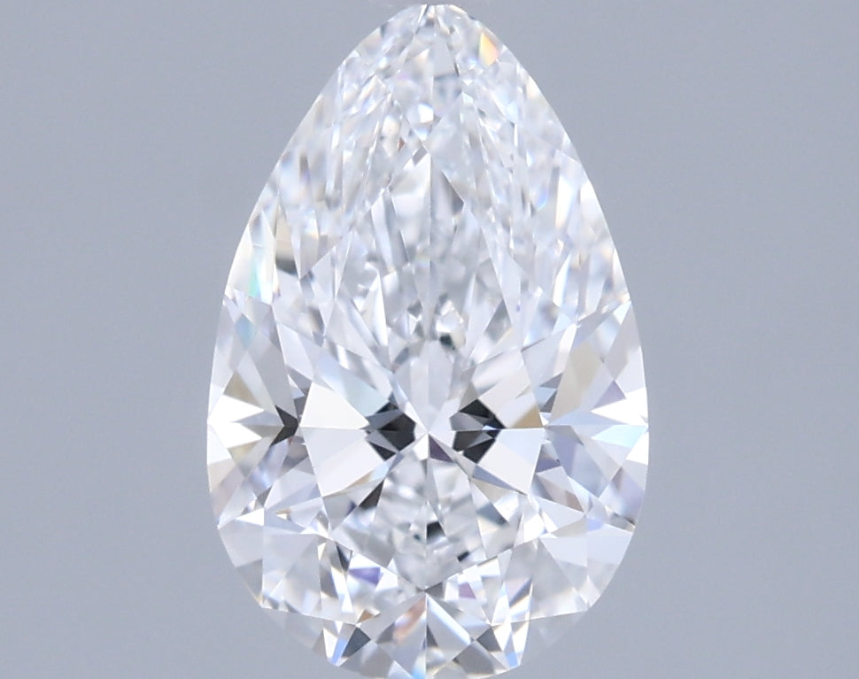 1.21 Carat Pear Shaped, Excellent Cut, D Color, VVS1 Clarity, IGI Certified Lab Grown Diamond