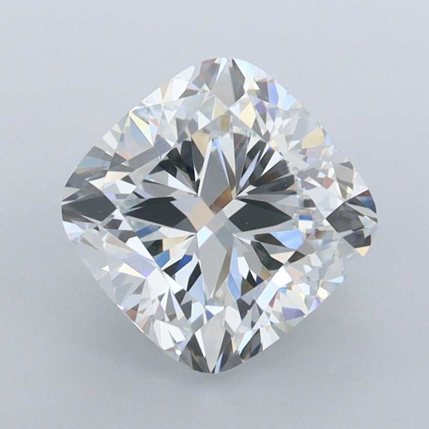 2.63 Carat Cushion Shaped, Ideal Cut, E Color, VVS1 Clarity, IGI Certified Lab Grown Diamond